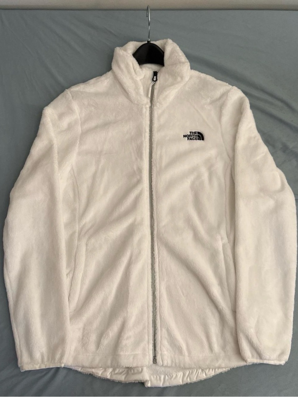 The North Face Women's Cream Full-Zip Teddy Fleece Jacket